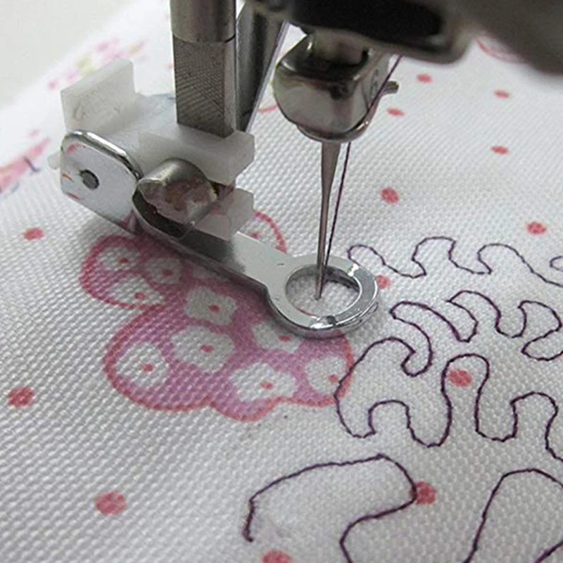 Mini Electric Sewing Machine Handheld - قدم ضاغطة لماكينة الخياطة DARNING FREE