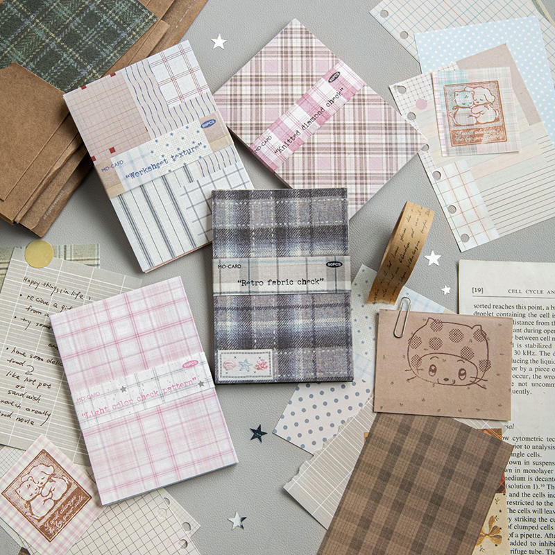 Vintage Junk Journal Scrapbooking Paper - 50 قطعة من ورق الديكور الإبداعي