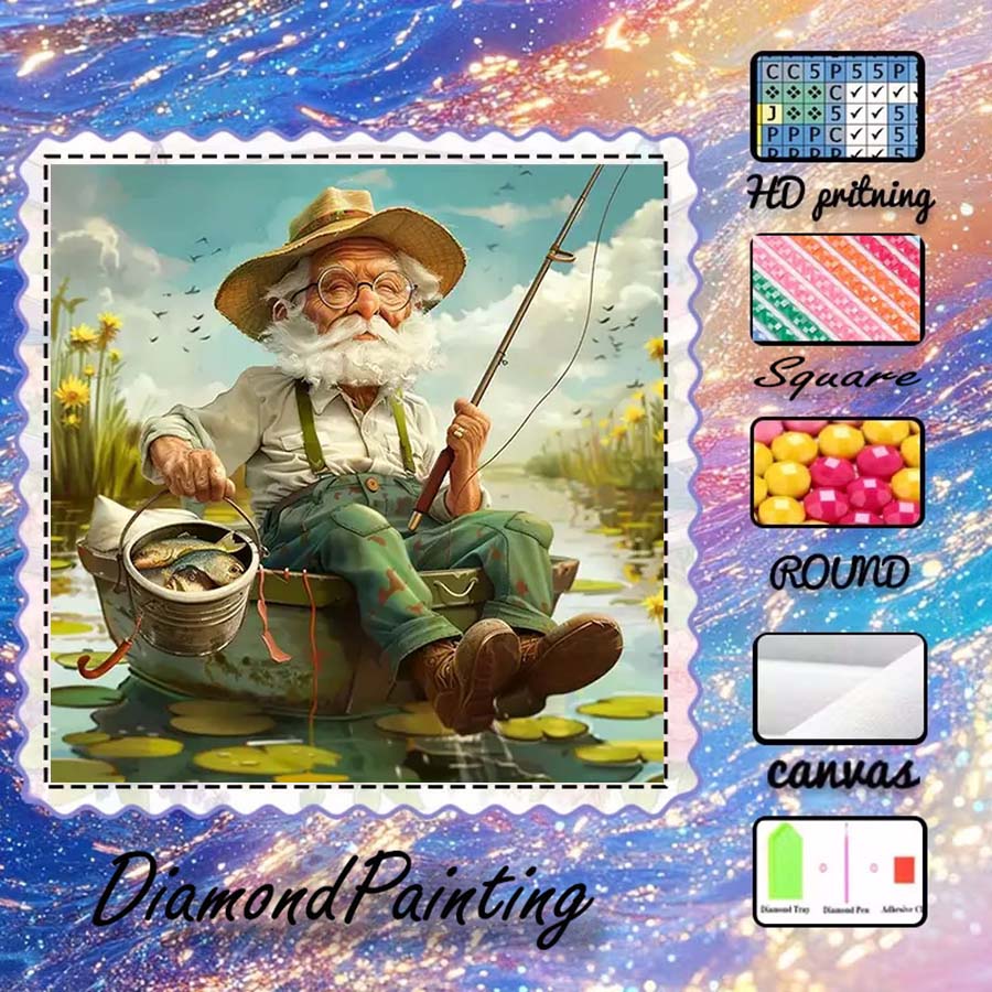 5D Diamond Painting Kit Full Drill - قطعة واحدة من قماش الفلوكنج 5D