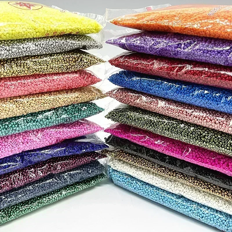 Glass Seed Beads 2Mm Jewelry Making - 10 جرام 2 مللي متر 3