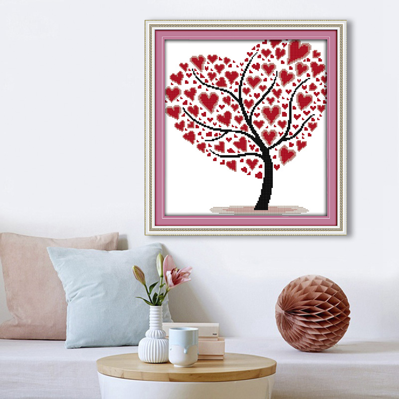 Cross Stitch Stamped Kits Beginners - عبر الابره عدة مختوم 11/16/14CT مطبوعة