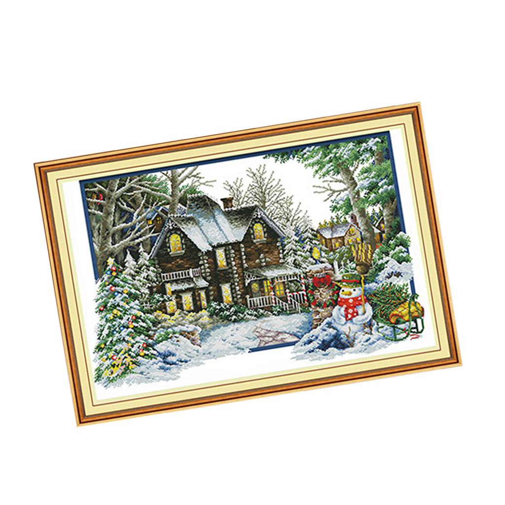 Cross Stitch Stamped Kits Beginners - مجموعة غرز متقاطعة مختومة مع مجموعة