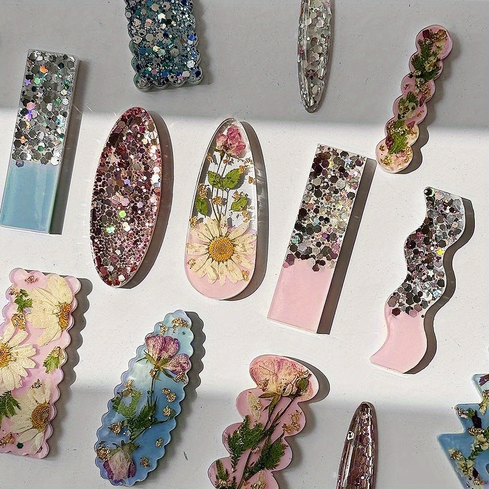 مجموعة من 10 قوالب سيليكون لصن - مراجعة Silicone Epoxy Resin Molds Set وسعره
