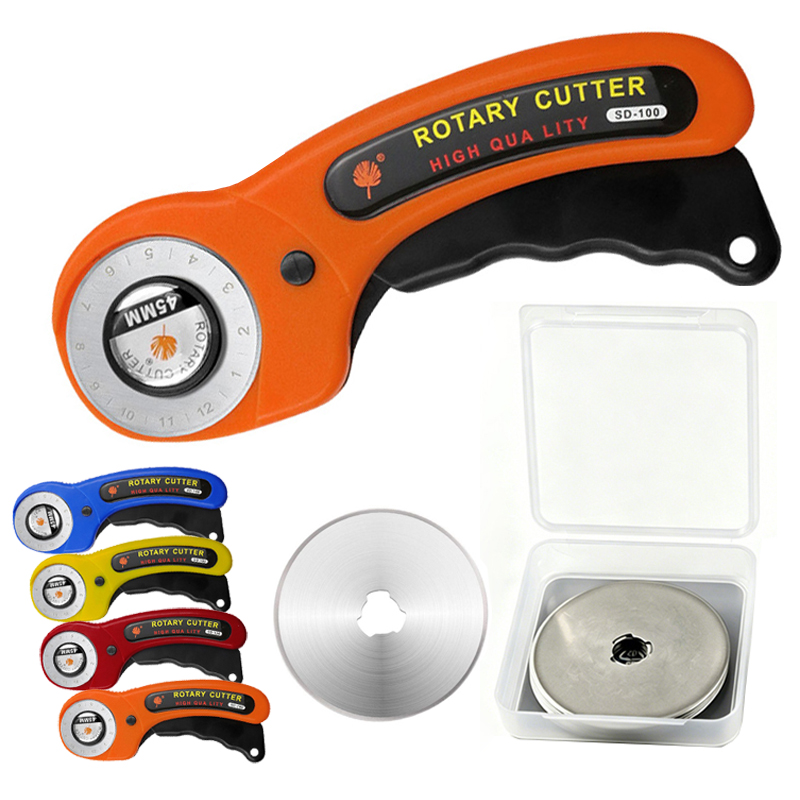قاطع قماش دوار بشفرة 45 مم، أد - مراجعة Rotary Cutter For Fabric 45Mm وسعره