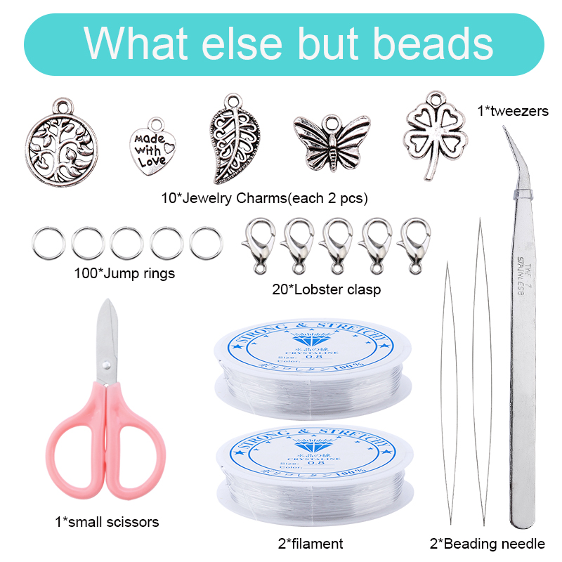 مجموعة خرز حبيبات لصنع المجوهر - مراجعة Glass Seed Beads 2Mm Jewelry Making وسعره