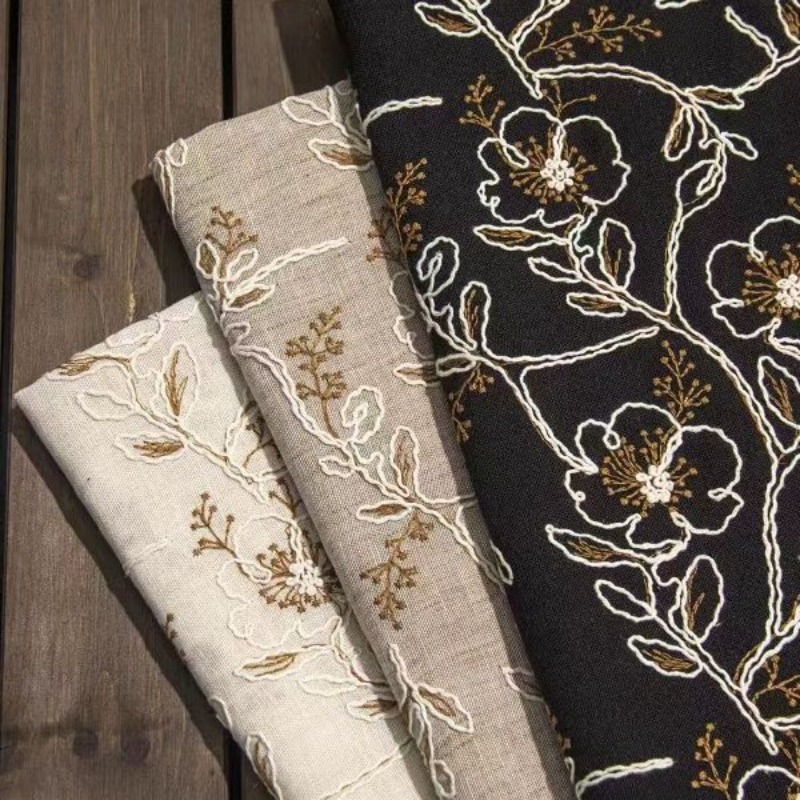 قماش دانتيل مطرز من التول، نسي - مراجعة Sewing وسعره