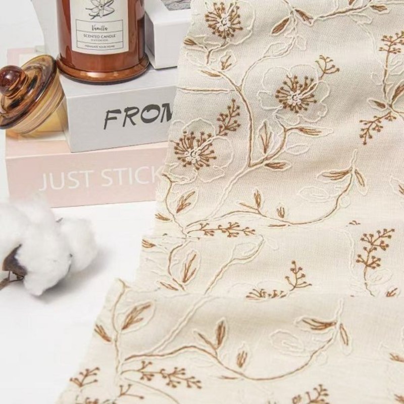قماش دانتيل مطرز من التول، نسي - مراجعة Sewing وسعره