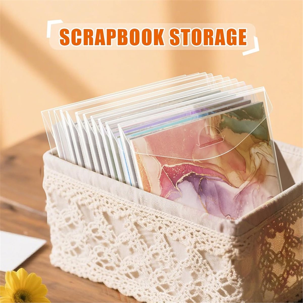 (A02R) حافظة تخزين للسكرابوك م - مراجعة Scrapbooking وسعره