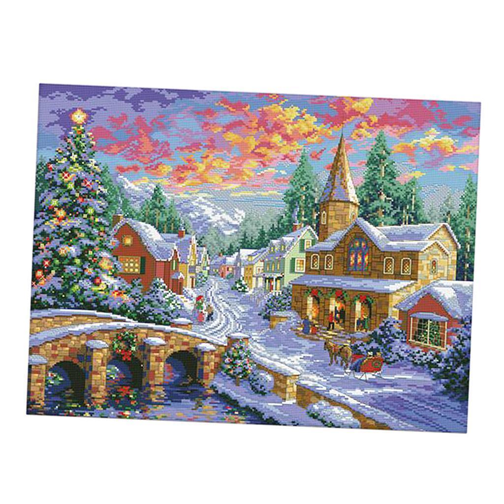 طقم تطريز مسبق الطباعة 11CT مت - مراجعة Cross Stitch Stamped Kits Beginners وسعره