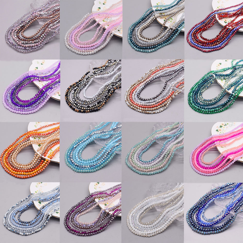 مخطط اللون 6 حبلا/حقيبة 4 مللي - مراجعة Glass Seed Beads 2Mm Jewelry Making وسعره