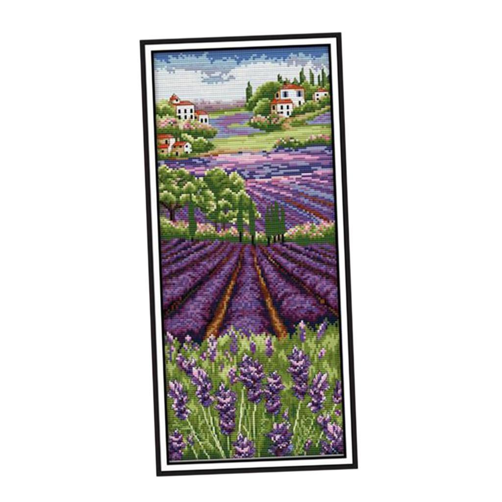 مجموعة تطريز مطبوعة مسبقًا بتص - مراجعة Cross Stitch Stamped Kits Beginners وسعره