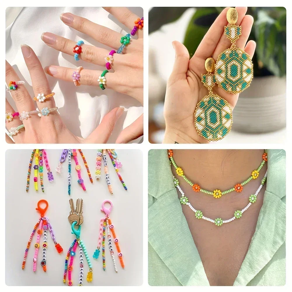 10 جرام 2 مللي متر 3 مللي متر  - مراجعة Glass Seed Beads 2Mm Jewelry Making وسعره