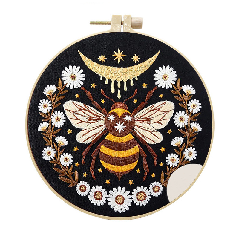 طقم تطريز الطائر الطنان للمبتد - مراجعة Cross Stitch Stamped Kits Beginners وسعره