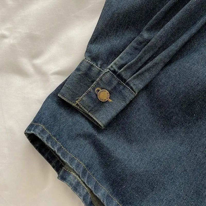 طقم تنورة جينز Y2K: سترة بأزرا - مراجعة Embroidery وسعره