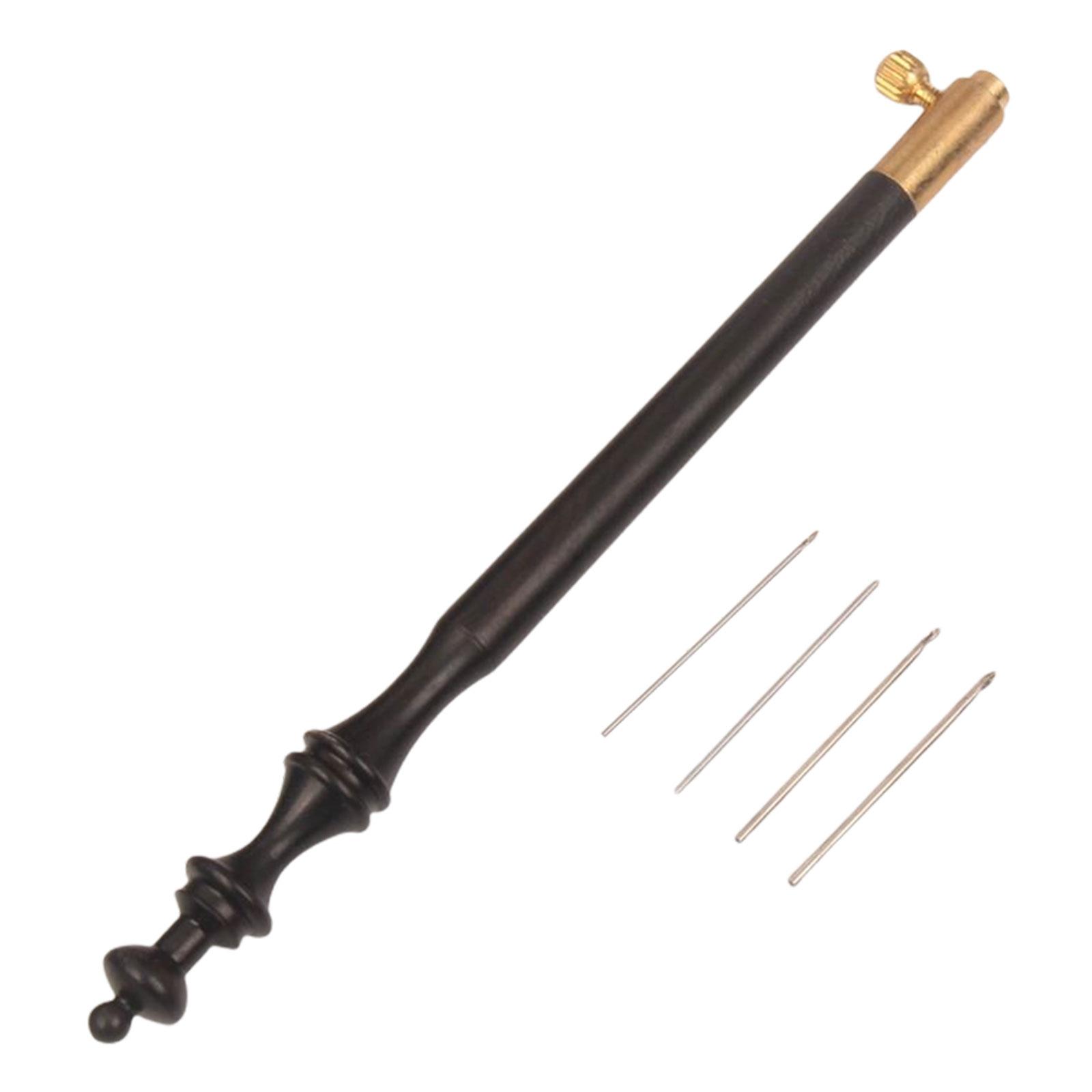 مجموعة أدوات الكروشيه والتطريز - مراجعة Wooden Crochet Hooks Ergonomic Handle وسعره