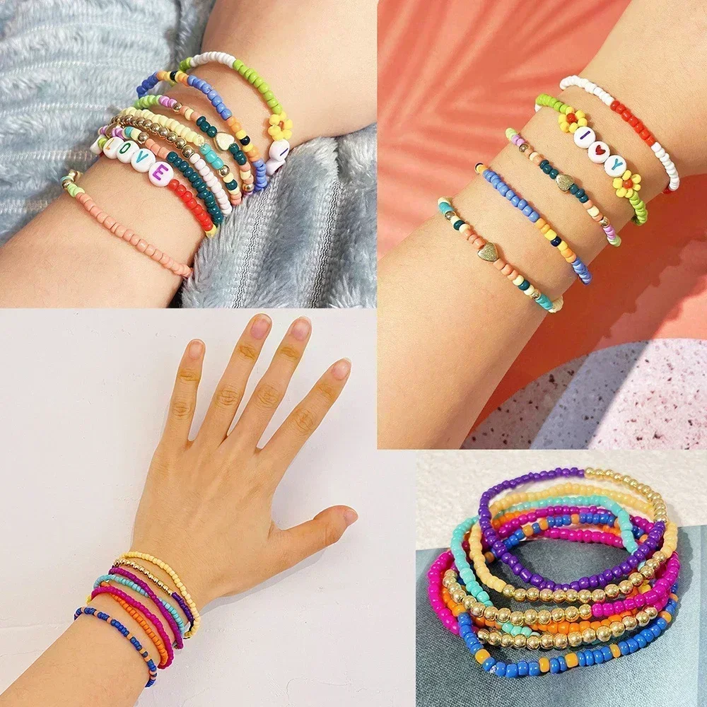 خرز زجاجي ملون 10 جرام بتأثير  - مراجعة Glass Seed Beads 2Mm Jewelry Making وسعره
