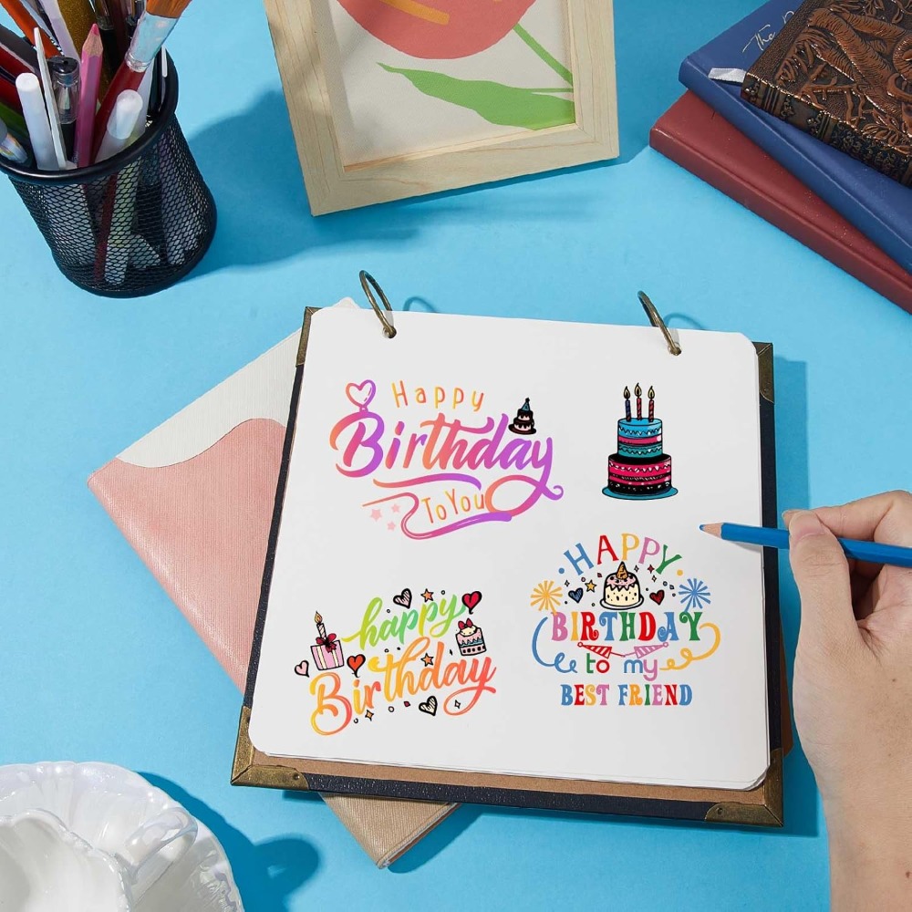 عيد ميلاد سعيد واضح Stamps لصن - مراجعة Clear Silicone Stamps For Card Making وسعره