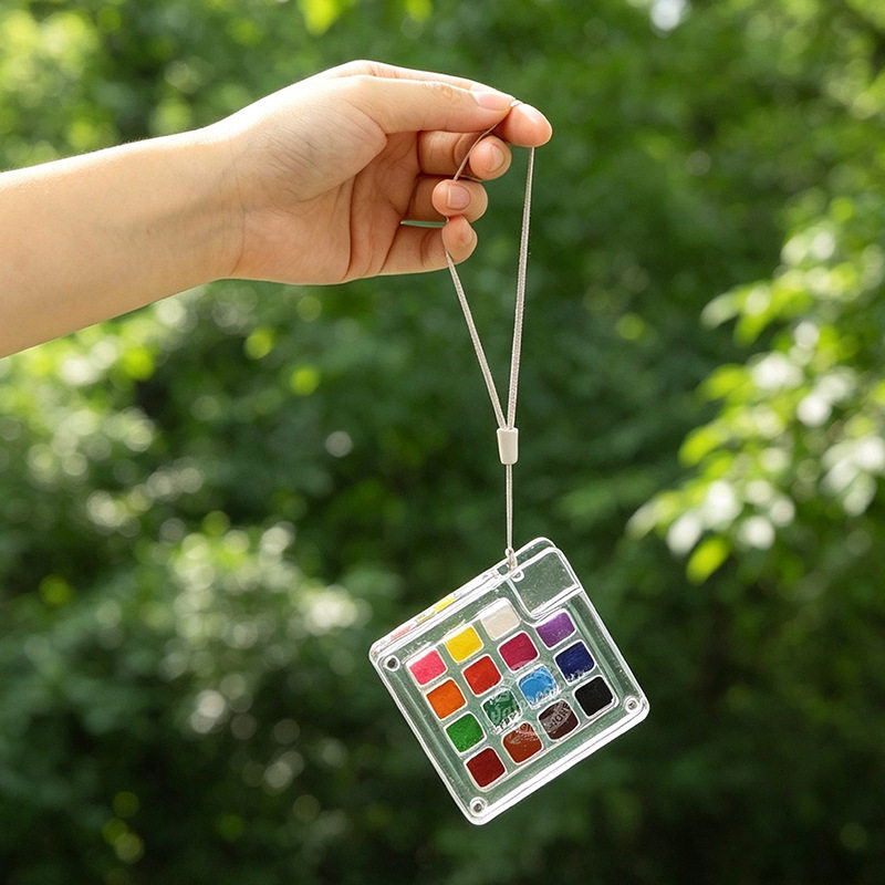 مجموعة ألوان مائية صلبة محمولة - مراجعة Watercolor Paint Set Solid Pigment وسعره