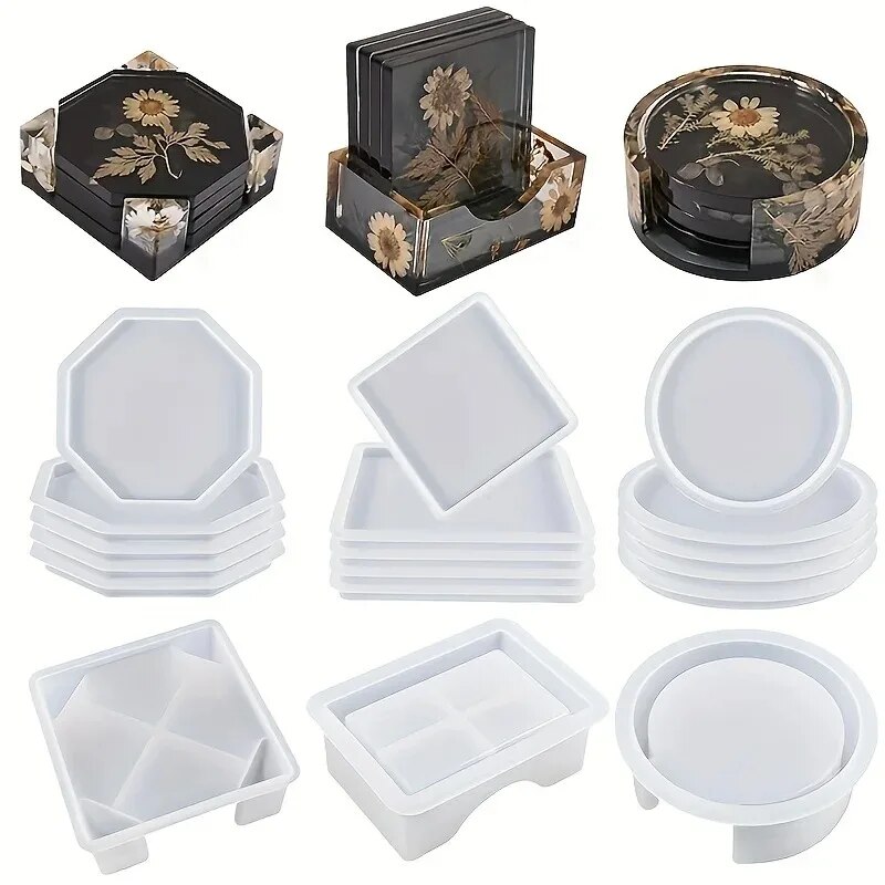 تتضمن مجموعة قوالب راتينج كوست - مراجعة Silicone Epoxy Resin Molds Set وسعره