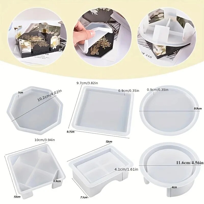 تتضمن مجموعة قوالب راتينج كوست - مراجعة Silicone Epoxy Resin Molds Set وسعره