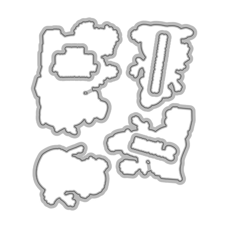 قوالب قطع شفافة بتصميم رجل الث - مراجعة Clear Silicone Stamps For Card Making وسعره