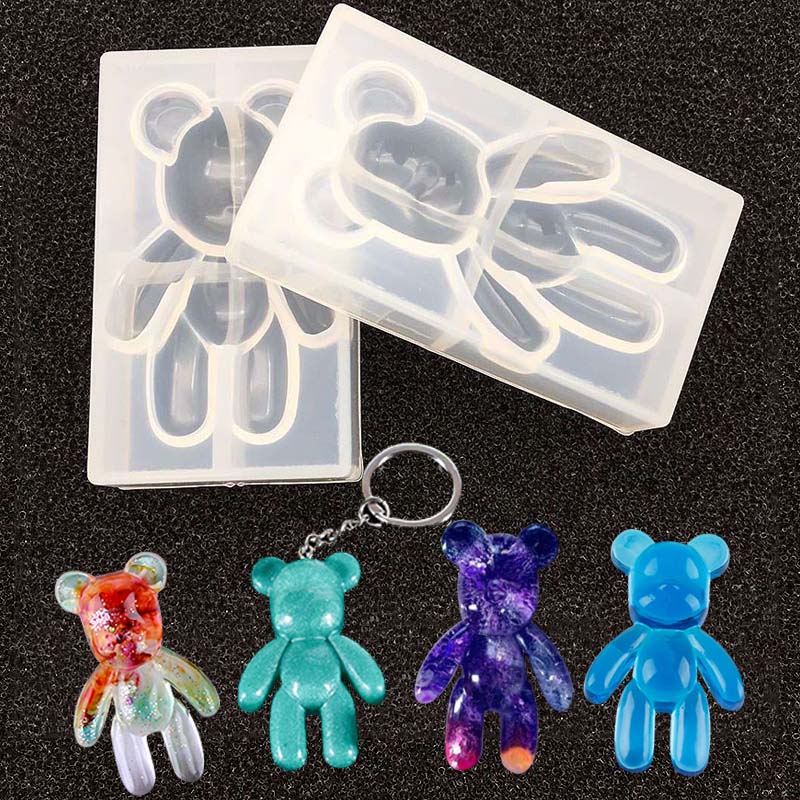 طقم راتنج الكريستال الإيبوكسي  - مراجعة Silicone Epoxy Resin Molds Set وسعره